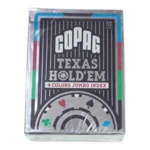 Naipes Copag 4 Colores estuche negro