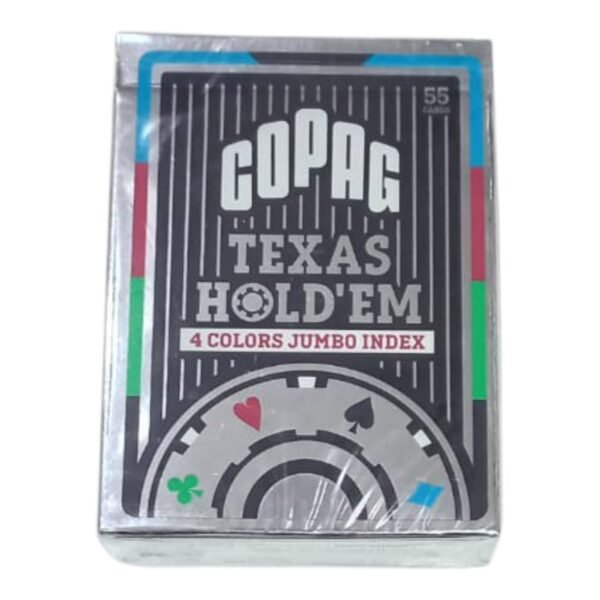 Naipes Copag 4 Colores estuche negro
