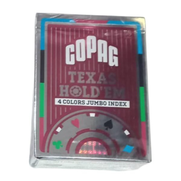 Naipes Copag 4 Colores estuche rojo