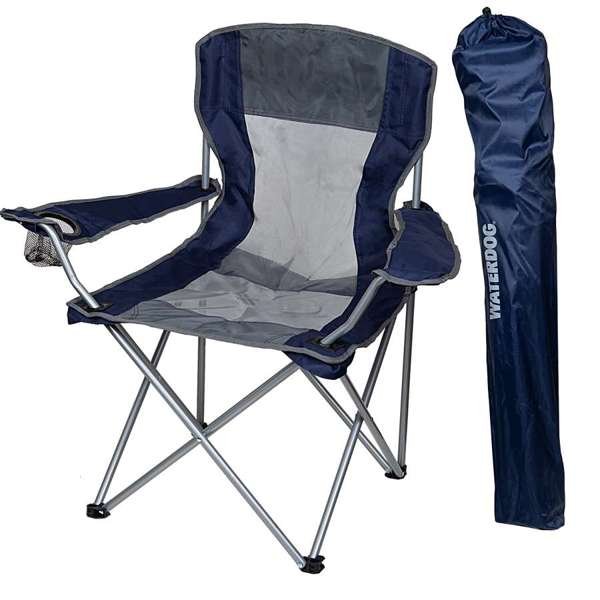 Sillón director plegable Waterdog CHA96086 azul Sillón Waterdog CHA96086 azul junto a su funda