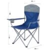 Medidas del sillón plegable Waterdog Sillon2 azul
